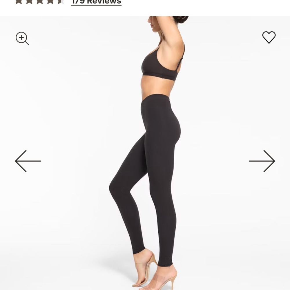 SKIMS Buttery Soft Fits Everybody Black Leggings